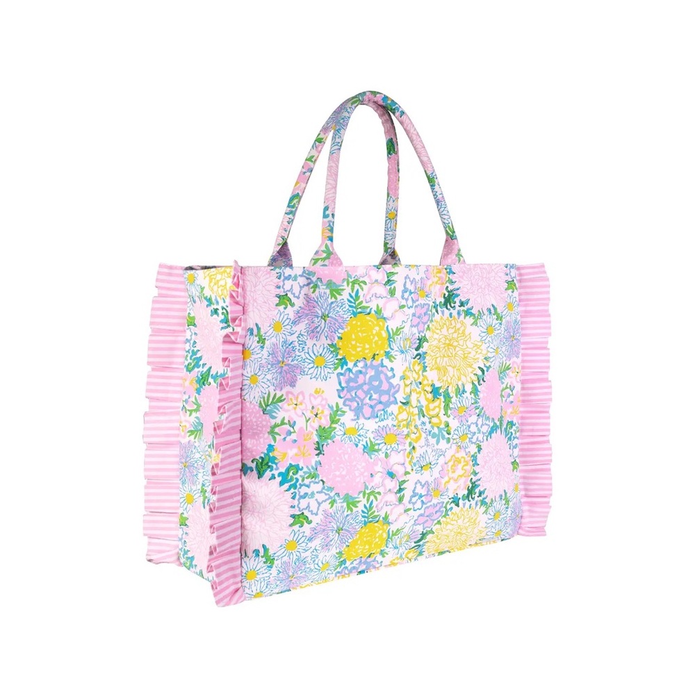 Ruffle Tote Bag